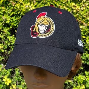 Vintage Y2K Ottawa Senators hockey strapback baseball cap hat CCM Centre Ice NHL